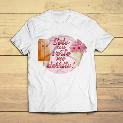 Camiseta Helados